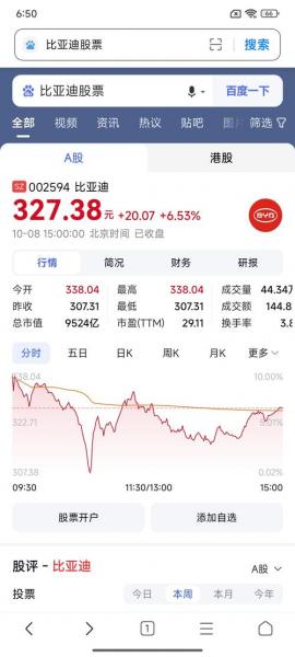 最近比亚迪汽车股票怎么样-第7张图片 最近比亚迪汽车股票怎么样-第7张图片