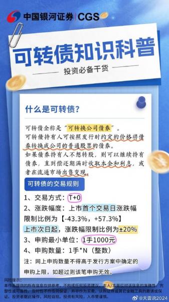 打可转债需要什么条件-打可转债有风险吗-第5张图片 打可转债需要什么条件-打可转债有风险吗-第5张图片