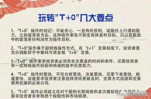 做t0三大操作技巧/做t0看什么指标比较好-第4张图片 做t0三大操作技巧/做t0看什么指标比较好-第4张图片