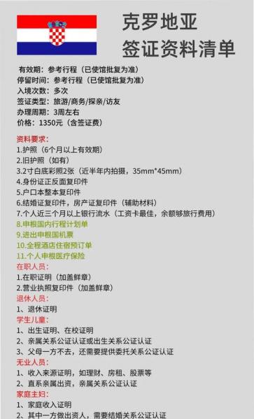 克罗地亚签证怎么办理,克罗地亚签证办理流程与注意事项-第10张图片 克罗地亚签证怎么办理,克罗地亚签证办理流程与注意事项-第10张图片